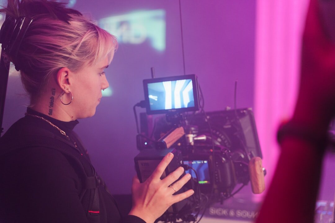television studio behind the scenes