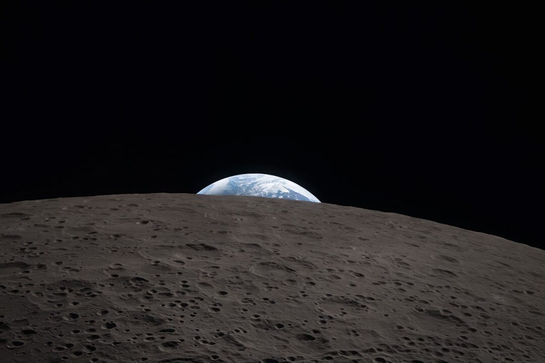 astronaut on moon landing