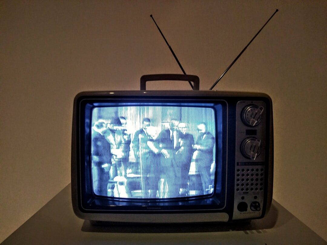 vintage television broadcast